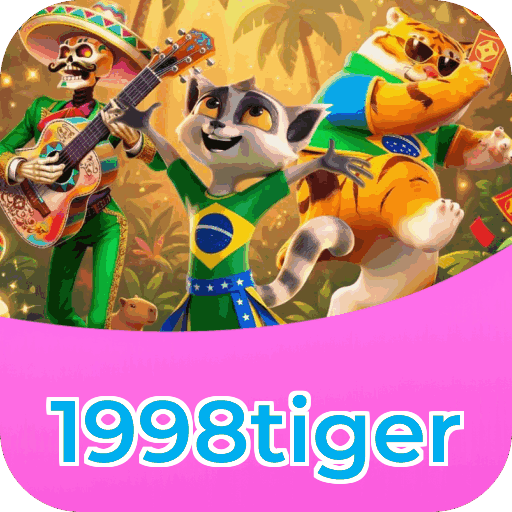 Interface do aplicativo 1998tiger mostrando jogos disponíveis no iOS e Android